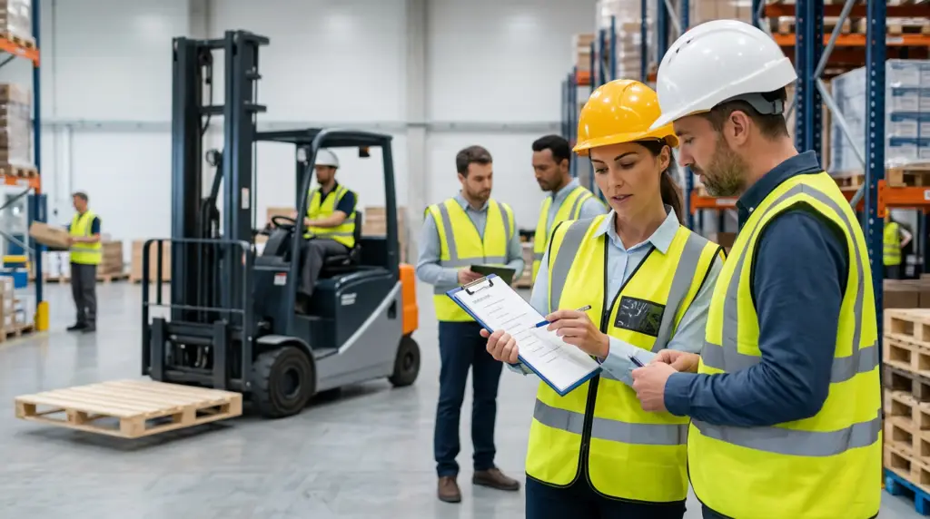 A checklist for a forklift pedestrian detection trial