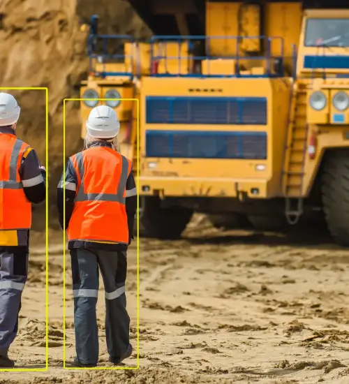 mining truck pedestrian proximity detection